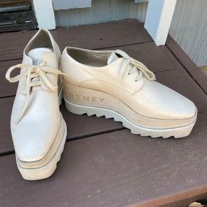 Stella McCartney Elyse Beige Platforms Sneakers